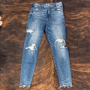 American Eagle Outfitters Blue Skinny Jeans